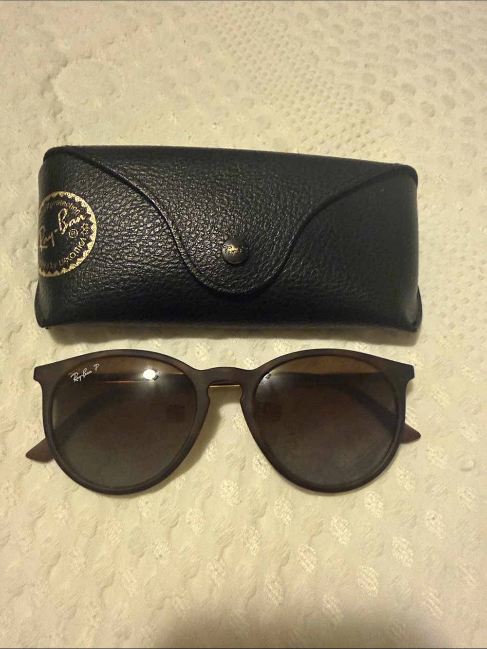 Ray-Ban Brown Frame Sunglasses with Brown Lenses